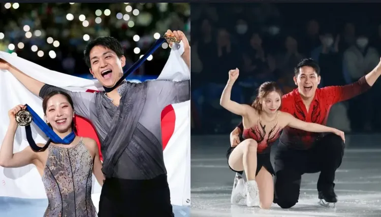日本傳奇花滑組合「璃來龍」，17日透過聯合聲明正式宣布退役。翻攝三浦璃來Instagram