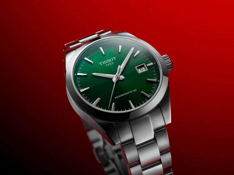 TISSOT Gentleman紳士系列自動腕錶38mm，2萬4800元。品牌提供