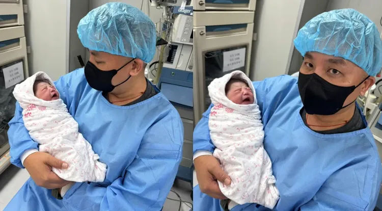 國民黨立委吳宗憲今日（23日）於社群平台驚喜宣布女兒出生的喜訊。