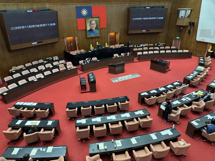 立法院議場示意圖，彭欣偉攝