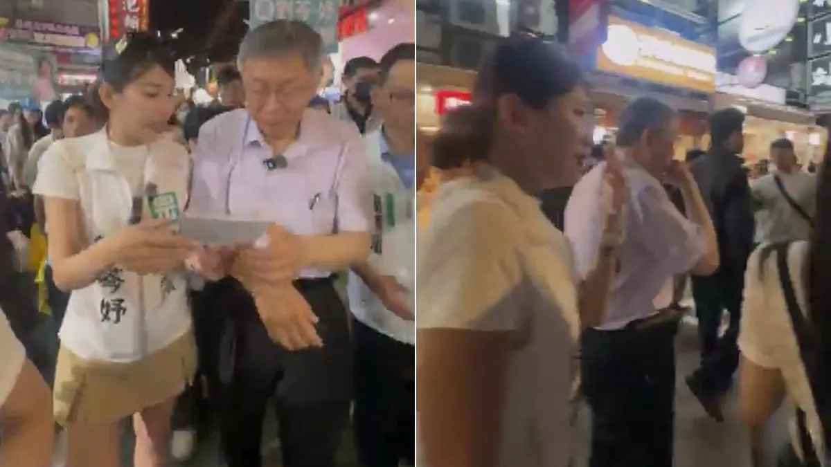 柯文哲遭辣椒水攻擊狂咳　劉芩妤：逢甲夜市許多民眾受波及