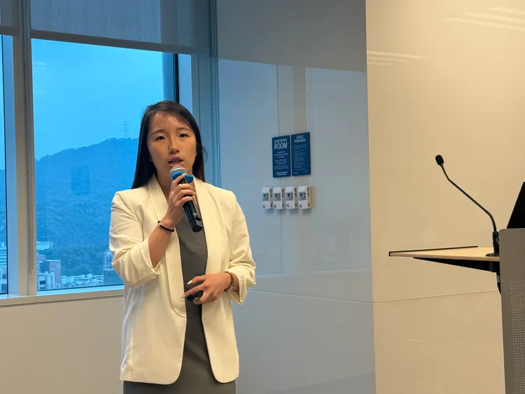 摩根資產管理亞太區ETF團隊產品專家佘珮嘉。呂承哲攝