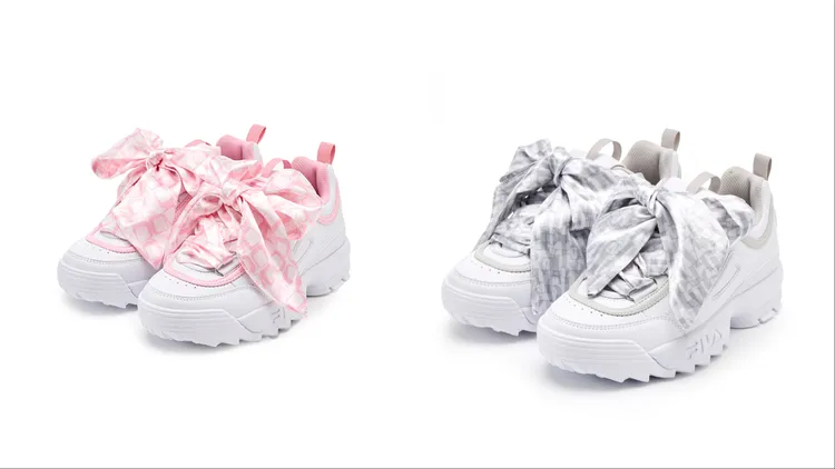 FILA DISRUPTOR 2 SCARF鞋款，各2880元。品牌提供