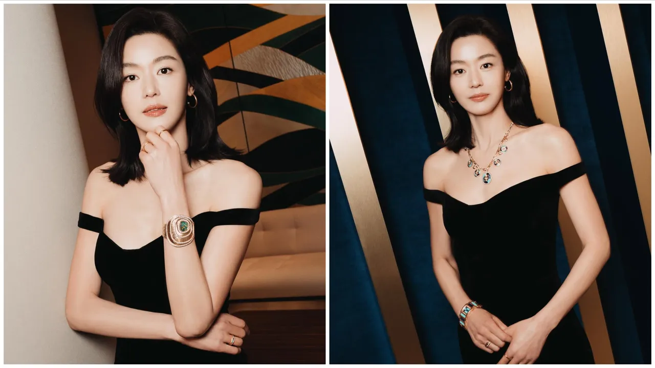 韓國女神全智賢日前絕美現身PIAGET W&W錶展會場。翻攝IG