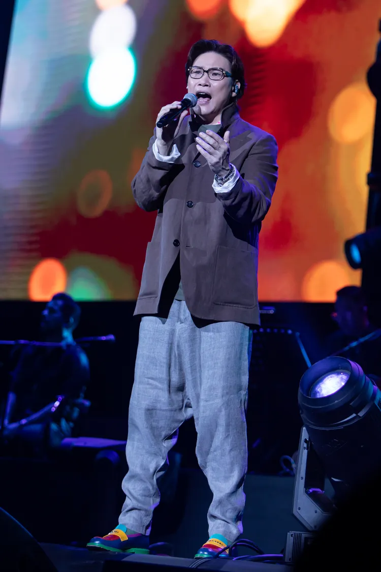 蘇永康最終場捨不得粉絲熱情，一度感性落下男兒淚。遠傳電信、D-SHOW提供