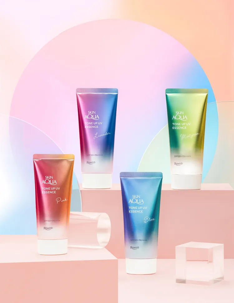 曼秀雷敦水潤肌柔光透亮飾底防曬凝露，各70g／369元。品牌提供