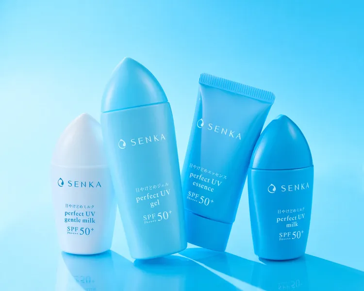 專科全新升級全效防曬系列，防曬水凝乳80ml／400元、抗汗防曬乳40ml／290元、亮顏隔離乳50g／350元、海洋友善防曬乳40ml／360元。品牌提供