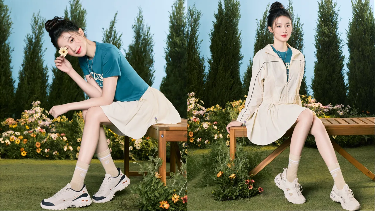 葉舒華搶先演繹2款SKECHERS全新鞋履。品牌提供