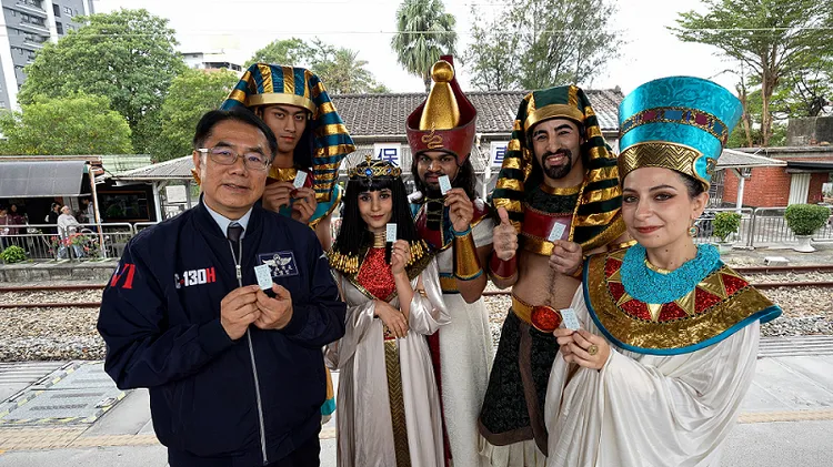 奇美博物館「埃及之王：法老」目前已經有超過15萬人次參訪。南市府提供