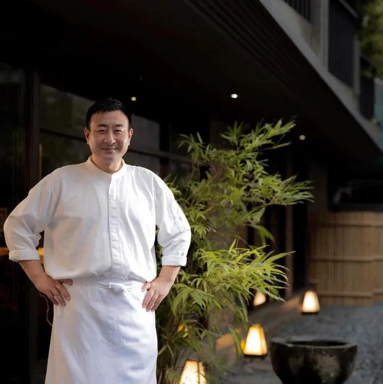 料理長廣中新輝。業者提供