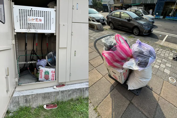 黃姓遊民雖然沒有大礙，但這起事件卻造成一旁國小停電，校方與當地居民都很困擾。民眾提供