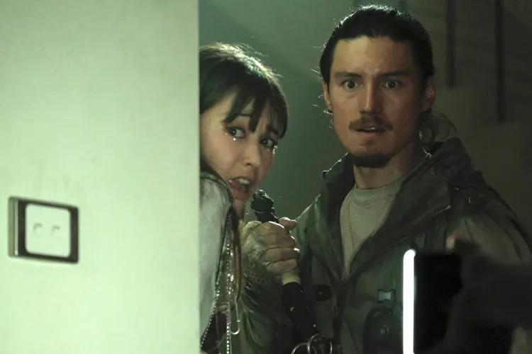 周厚安、夏朧闖地下城對抗怪物極限逃亡。殺戮天使電影提供