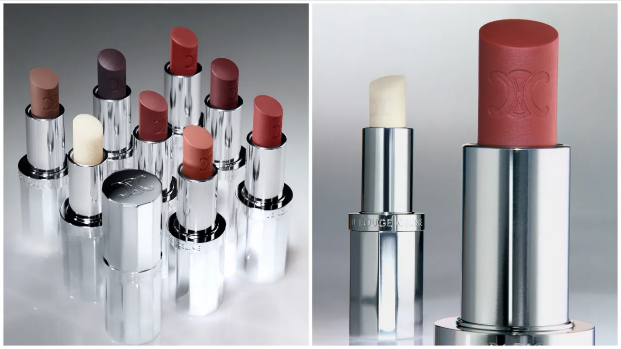 全新LE ROUGE CELINE霧光潤唇膏。品牌提供