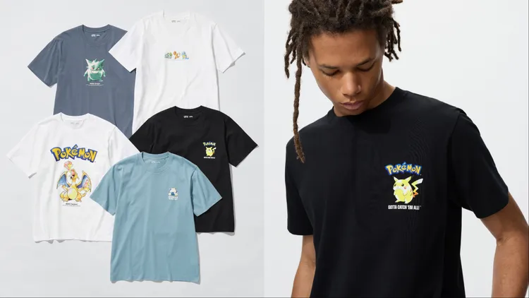 UNIQLO Pokémon UT印花T恤成人款，各490元。品牌提供