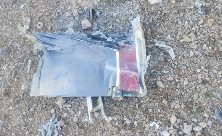 美軍被擊落的F-15E戰機碎片。路透社