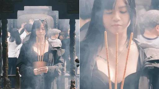 網美不只露奶參拜「這行為更扯」　網譙爆：竟連神明都騙