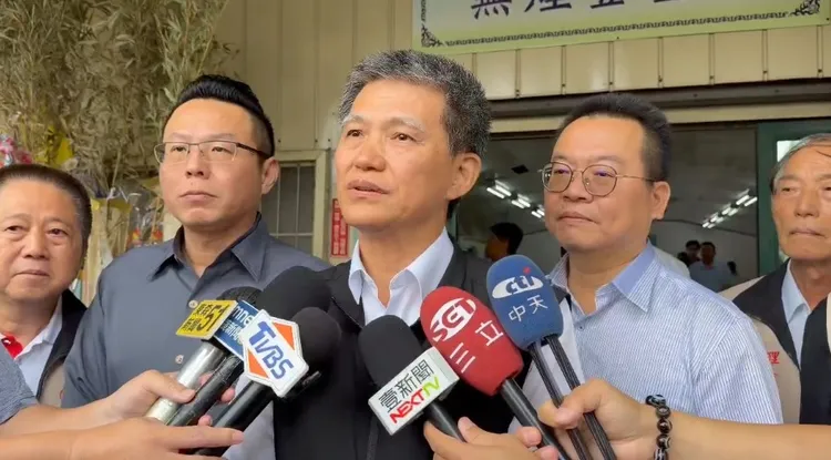 台南市警察局長林國清到場致意，承諾會全力提供相關協助。讀者提供