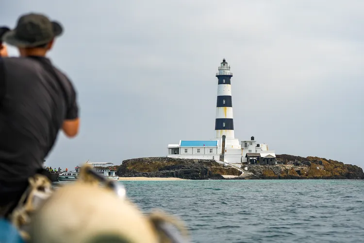 目斗嶼燈塔是遠東地區最高的銑鐵燈塔。田欣雲攝