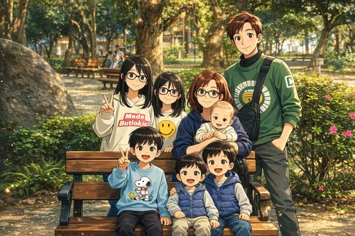 一家七口AI修圖竟「多一人」　爸媽驚喜感動！逝去的兒子回來了