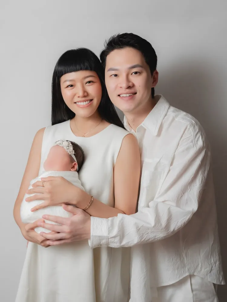 楊昇達和老婆若綺2月迎來女兒「小雪寶」出生。翻攝楊昇達IG