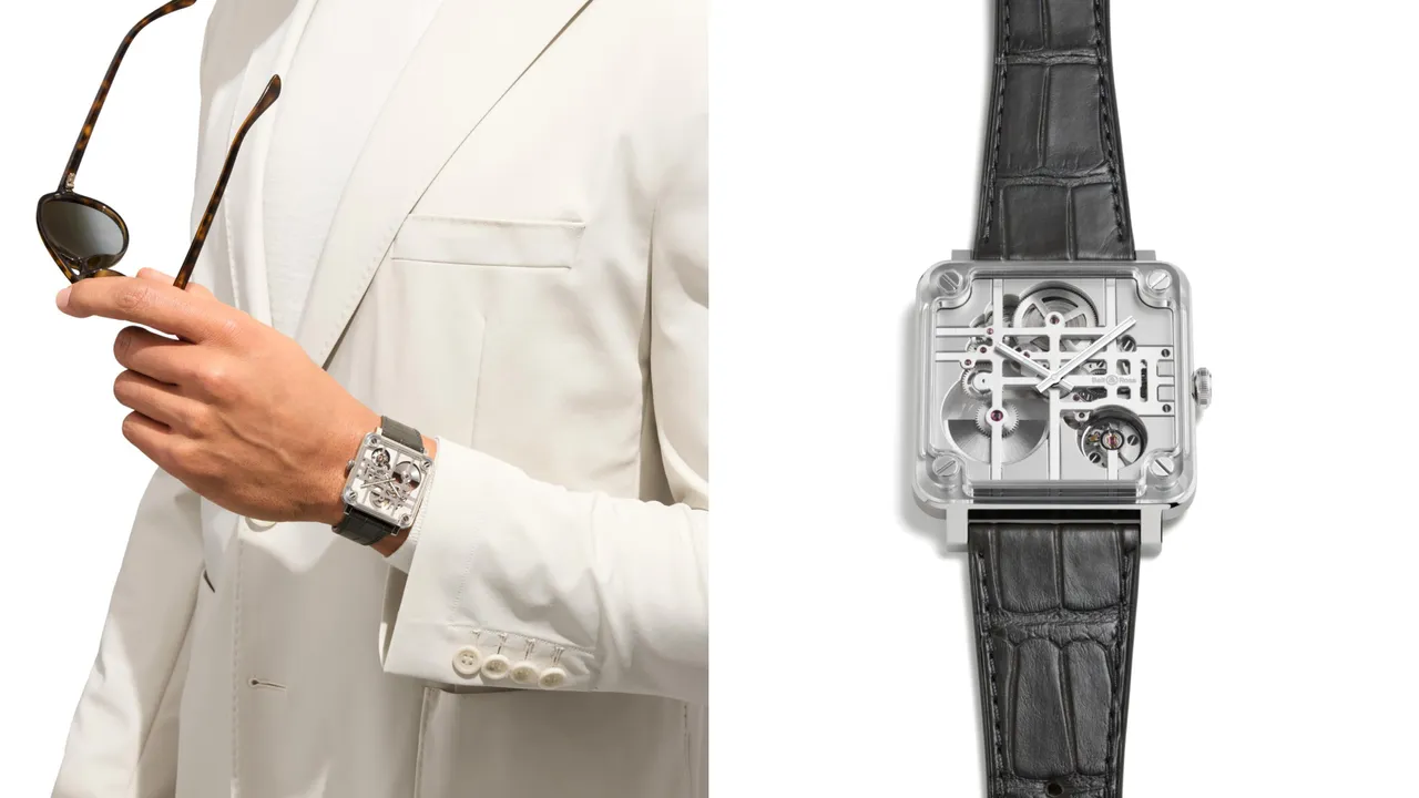 本周新錶｜回歸純粹的美學震撼　Bell & Ross揉合幾何美學打造超薄鏤空神作