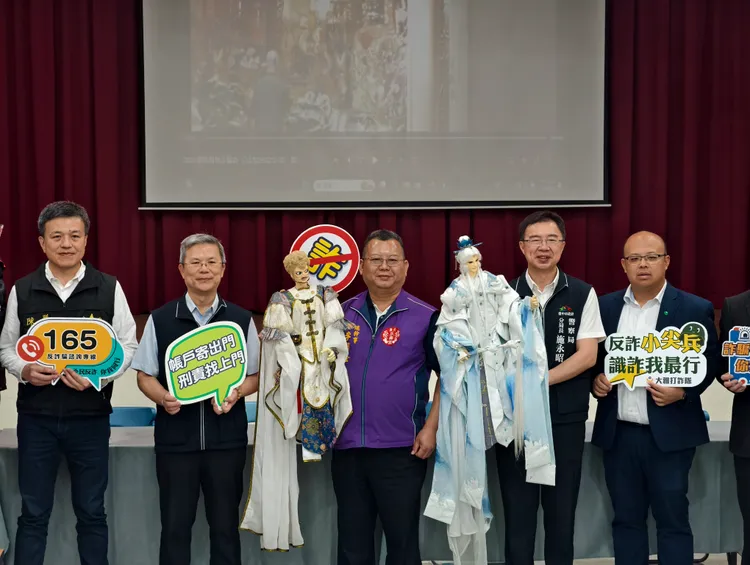 大雅分局今天發布「霹靂布袋戲」防詐宣導影片，倍受好評。民眾提供