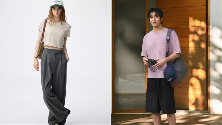 GU連假優惠免千元入手顯瘦神褲　婁峻碩帥氣示範素T穿搭術