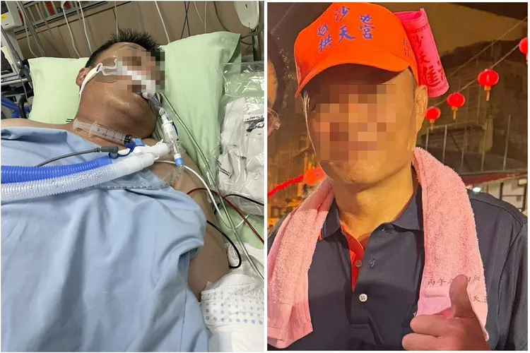 李女表示，49歲乾哥哥去年因急性胰臟炎進加護病房，有媽祖庇佑獲得神蹟。李女授權提供