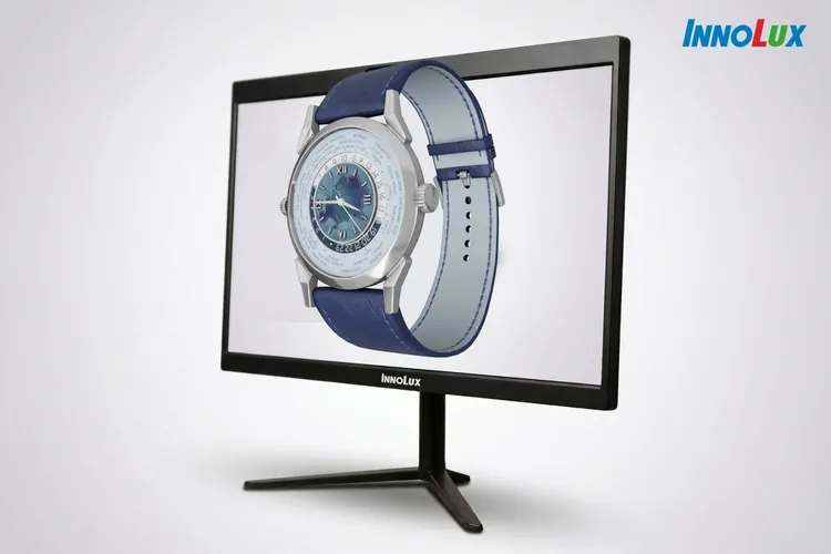 群創以裸眼3D體驗展示27吋單人裸眼3D顯示器(4K)。公司提供