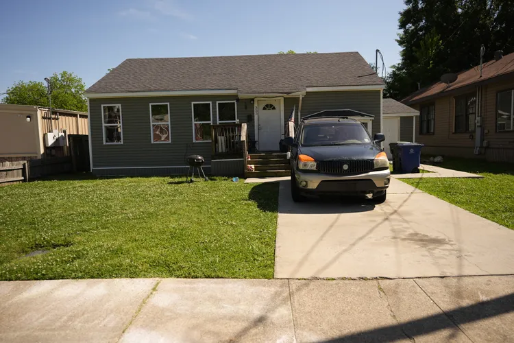 案發住宅之一。美聯社