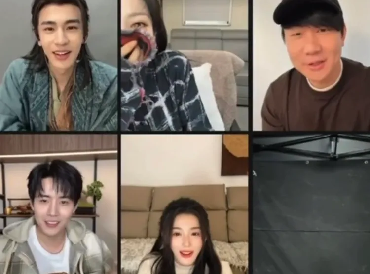 林俊傑日前空降《逐玉》 直播間。翻攝微博