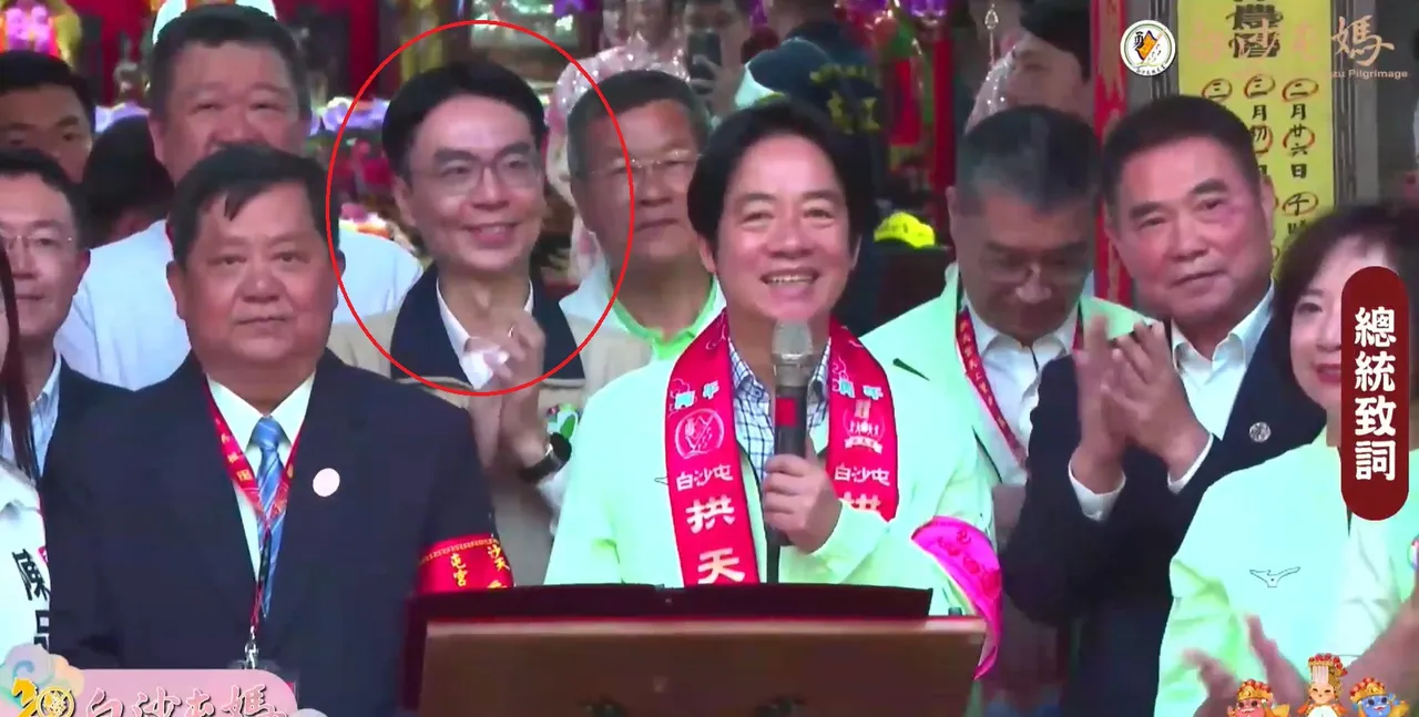 獨家｜賴清德拱天宮參香介紹綠營縣市長候選人　他被「獨漏」回應了