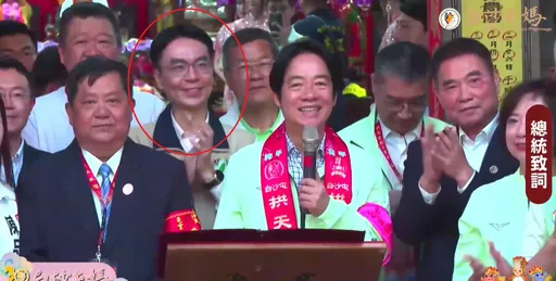 獨家｜賴清德拱天宮參香介紹綠營縣市長候選人　他被「獨漏」回應了
