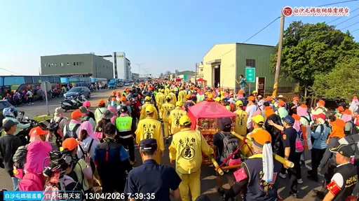 白沙屯媽祖進香今防36度高溫　遶境縣市溫差逾10度