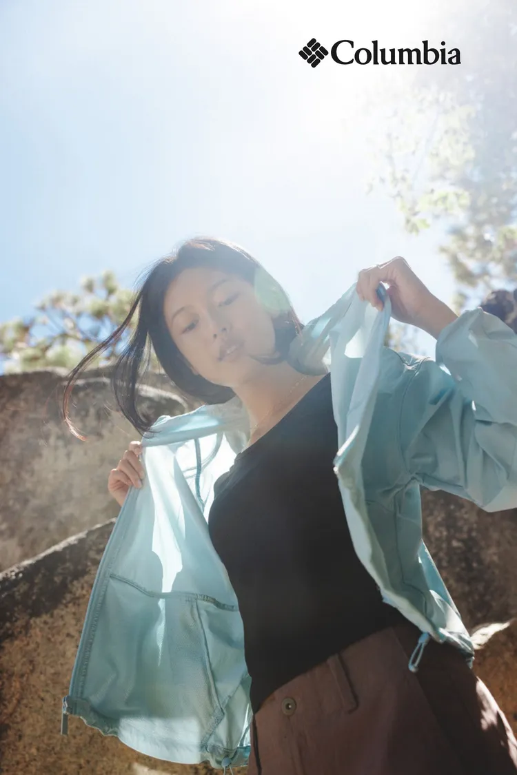 Columbia AMAZE唯妳系列防潑立領夾克，3980元。品牌提供
