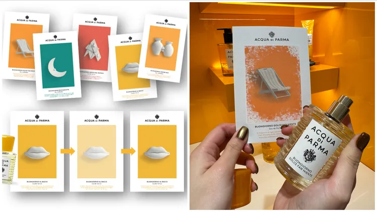 香氛魔幻明信片。品牌提供、張家玲攝