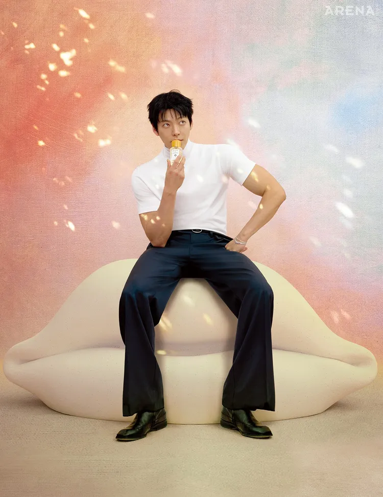 金宇彬演繹帕爾瑪之水Buongiorno早安義式生活美學系列早安之吻淡香精。翻攝IG