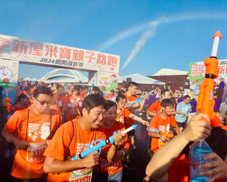 親子路跑。體育局提供