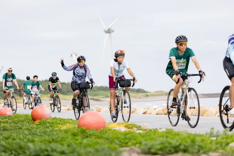 新屋綠色騎跡鐵馬行。體育局提供