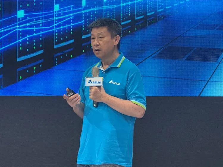 台達電董事長鄭平。呂承哲攝