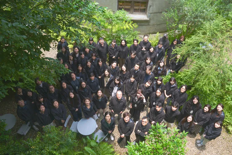 每年台灣設計研究院必拍一張大合照。台灣設計研究院提供