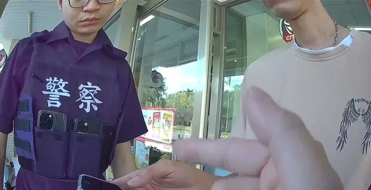 警方及時阻止李男提供點數卡序號。民眾提供