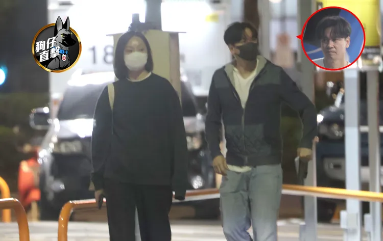 李聖傑駕車接短髮凸肚妹吃高級牛排茹絲葵。特勤中心攝