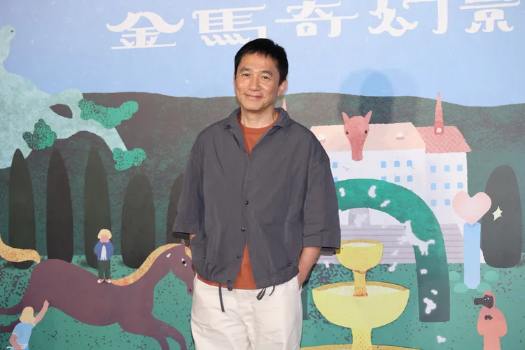 梁朝偉來台。莊宗達攝