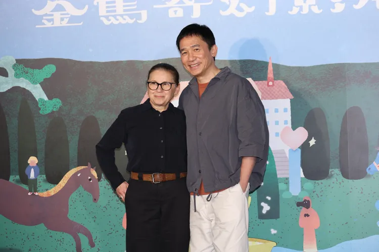 梁朝偉與導演伊爾蒂蔻恩伊達。莊宗達攝