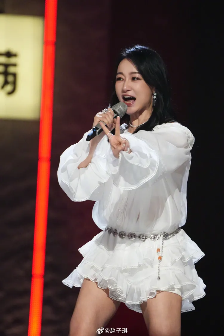 趙子琪是《乘風2026》首位淘汰者。翻攝趙子琪微博