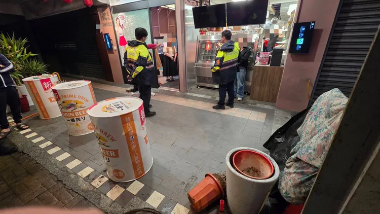 警方獲報到場。翻攝畫面