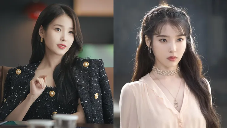 網友認為IU在《21世紀大君夫人》飾演的霸氣CEO成熙周（左圖），會讓人聯想到《德魯納酒店》的張滿月。Disney+提供、翻攝tvN