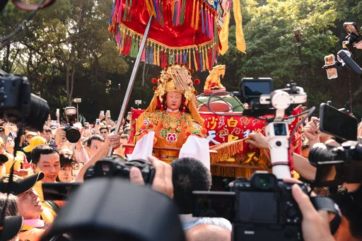 白沙屯媽祖今起駕回宮！蔡英文、蘇巧慧接駕祈福「台灣順遂」
