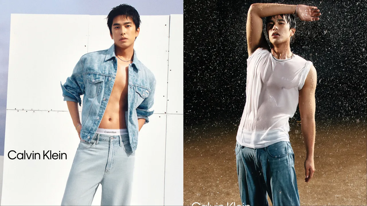 曾敬驊拍攝Calvin Klein全新廣告解放好身材。品牌提供